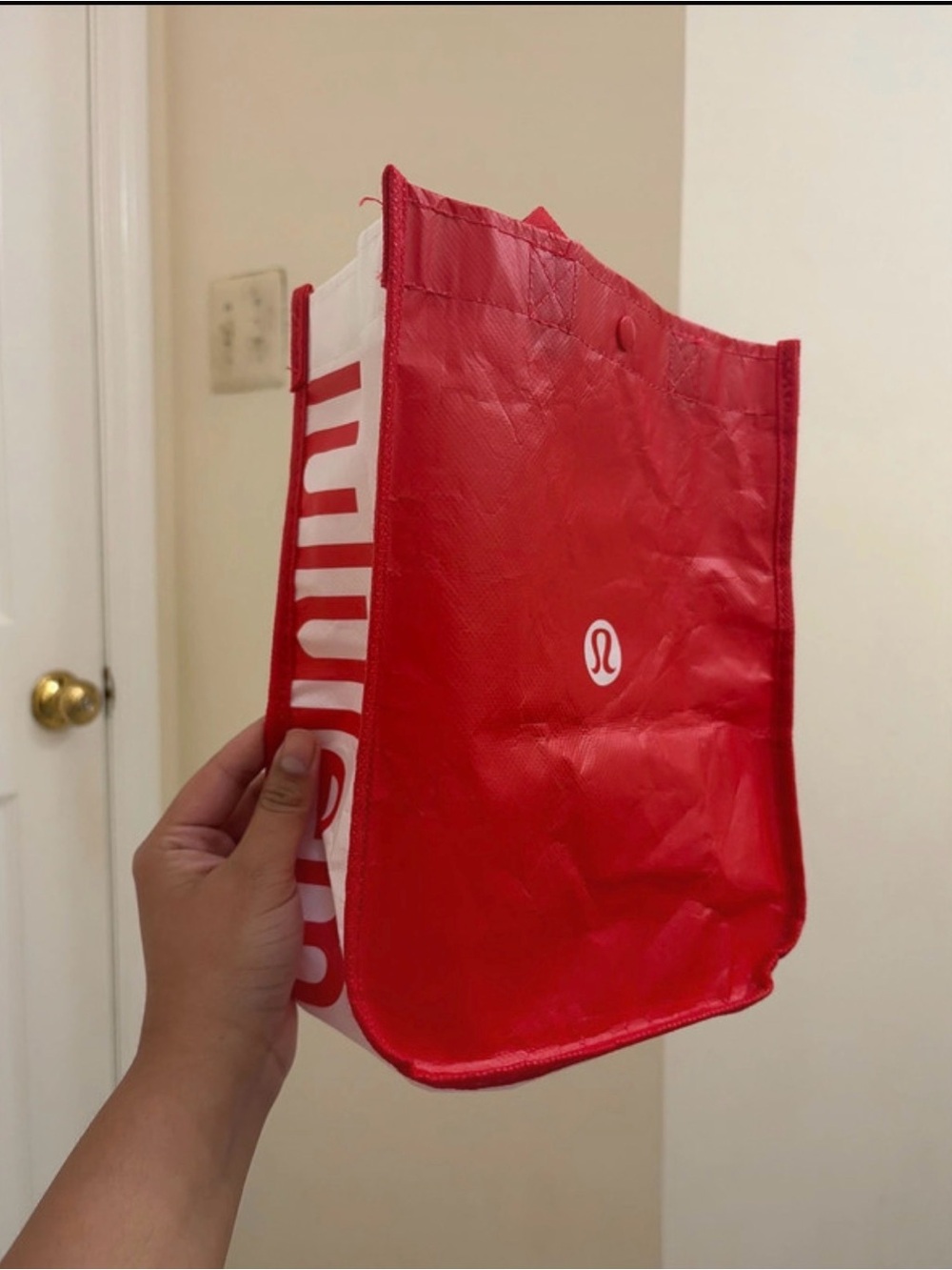 lululemon athletica Red Reusable Tote Bag